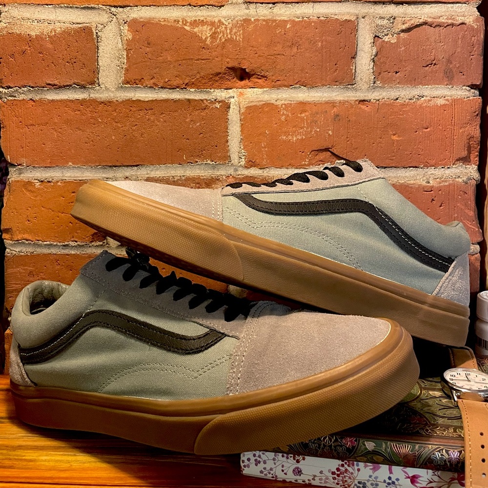 Vans earth tone green size 11 men’s